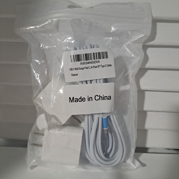 Fast Iphone Charger Lightning Cables and Wall Plug Ins Two Pack - Picture 1 of 2